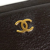 シャネル ココマーク レザー カードケース ブラウン - NEWSED