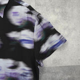 ラッド ミュージシャン 花柄 半袖シャツ ブラック - NEWSED