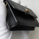 コーチ レザー チェーン ウォレットバッグ カードケース ブラック - NEWSED