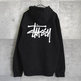 ステューシー ロゴ フルジップ パーカー ブラック - NEWSED