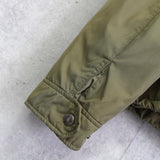 ポロ ラルフローレン ロゴ 裏地フリース 収納フード ナイロンジャケット ブルゾン カーキ - NEWSED