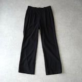 クリスチャン ディオール ヴィンテージ ツータック スラックス ブラック - NEWSED