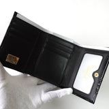 ヴィヴィアン・ウエストウッド オーブ 三つ折り財布 エナメル レザー ブラック 未使用品 - NEWSED