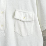 アーペーセー パイル地 半袖 ポロシャツ ホワイト - NEWSED