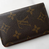 ルイヴィトン モノグラム ポルトカルトヴィジット カードケース ブラウン - NEWSED