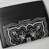 ジバンシィ 模様 レザー カードケース パスケース ブラック 箱付き - NEWSED