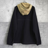 ステューシー ロゴ刺繍 ステッチ アノラックパーカー ブラック - NEWSED