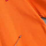 ナイキ ゴルフ スウッシュロゴ ハーフジップ 半袖ポロシャツ オレンジ - NEWSED