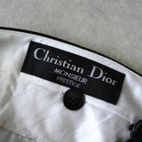 クリスチャン ディオール ヴィンテージ ツータック スラックス ブラック - NEWSED