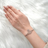 ヴィヴィアン ウエストウッド オーブ シルバー ブレスレット - NEWSED