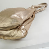 ロエベ アナグラム ナッパレザー ハンドバッグ ゴールド レディース - NEWSED