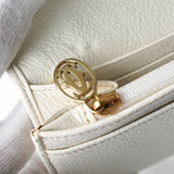 カルティエ マルチェロ レザー 長財布 二つ折り財布 ホワイト - NEWSED