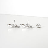 ヴィヴィアン ウエストウッド オーブ ラインストーン シルバー ピアス 箱付き - NEWSED