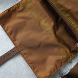 プラダ ポコノ テスート ナイロン ショルダーバッグ ブラウン - NEWSED