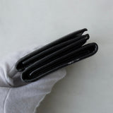 バレンシアガ エブリティ レザー 三つ折り財布 コンパクトウォレット ブラック - NEWSED