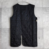 バーバリー ロンドン スタンドカラー フェイクレイヤード ロングコート ノバチェック柄 キルティングベストライナー付き ブラック - NEWSED