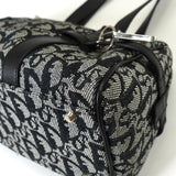 ディオール トロッター キャンバス ミニボストンバッグ ハンドバッグ ブラック - NEWSED