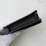 コーチ レザー チェーン ウォレットバッグ カードケース ブラック - NEWSED