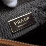 プラダ ポコノ テスート ナイロン ショルダーバッグ ブラウン - NEWSED