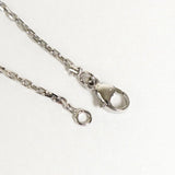 エルメス イリアード シェーヌダンクル ネックレス シルバー / ホワイト - NEWSED