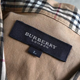 バーバリー ロンドン ヴィンテージ ノバチェック 長袖シャツ パジャマシャツ ベージュ - NEWSED