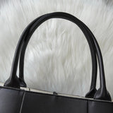 ボッテガ ヴェネタ アルコ マキシイントレチャート トートバッグ ブラック - NEWSED