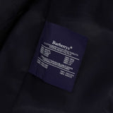 バーバリー ヴィンテージ ホースロゴ刻印入り 金ボタン テーラードジャケット ブレザー 紺ブレ ネイビー - NEWSED