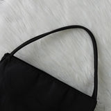 プラダ ポコノ テスート ナイロン トライアングルロゴ ハンドバッグ トートバッグ ブラック - NEWSED