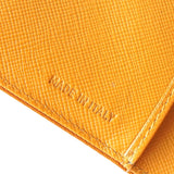 プラダ ナイロン 三つ折り財布 トライアングルロゴ オレンジ - NEWSED