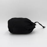 プラダ ポコノ テスート ナイロン 巾着 バッグ ポーチ 三角プレート ブラック - NEWSED