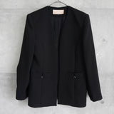 クロエ ブラックフォーマル ノーカラージャケット 総裏地 - NEWSED