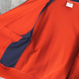 アディダス トラックジャケット ロゴ刺繍 レッド/ネイビー - NEWSED