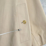 バーバリー ヴィンテージ ノバチェック裏地 ステンカラコート ベージュ - NEWSED