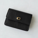 コーチ レザー チェーン ウォレットバッグ カードケース ブラック - NEWSED