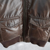 バーバリー ブラックレーベル ファー襟 パテント ダウンジャケット ブラウン - NEWSED