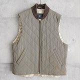 バーバリー フェイクレイヤード レザー襟 ハーフコート ハンティングジャケット ライナー付き グレーカーキ/ブラウン - NEWSED