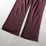 アディダス トラックパンツ ロゴ 刺繍 ボルドー - NEWSED