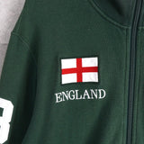 ポロ ラルフローレン ロゴ 刺繍 スウェット トラックジャケット グリーン - NEWSED