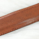 バーバリー シルバーバックル ベルト ブラック - NEWSED