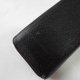 ヴィヴィアン・ウエストウッド オーブロゴ レザー ラウンドジップ 長財布 ロングウォレット ブラック - NEWSED