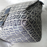 フェンディ マンマバケット ズッキーノ キャンバス ワンショルダーバッグ グレー / ネイビー - NEWSED