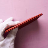 ロエベ アナグラム レザー コインケース レッド - NEWSED