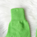 アミパリ アミ パリス ハートロゴ ウール 手袋 グローブ グリーン メンズ - NEWSED