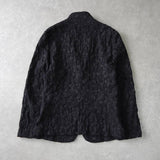 イッセイミヤケ フラワー ナイロン シングル イージー セットアップ ブラック レディース - NEWSED