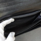 プラダ サフィアーノ レザー 二つ折り財布 長財布 ブラック - NEWSED