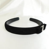 サルバトーレ フェラガモ ヴァラ リボン スエード カチューシャ ブラック - NEWSED