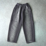 アレキサンダー ワン ロゴ ラインストーン スウェットパンツ グレー - NEWSED