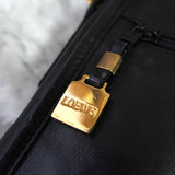 ロエベ アナグラム ショルダーバッグ レザー ブラック - NEWSED