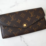 ルイ ヴィトン モノグラム ポルトフォイユ・サラブルーオランプ 二つ折り財布 ブラウン - NEWSED