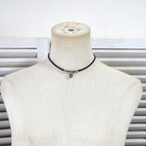 エルメス ヴィヴィリテ ハート カデナ ブレスレット チョーカー ブラック / シルバー - NEWSED